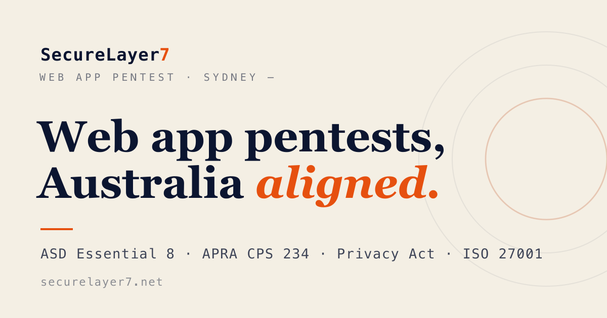 Web Application Penetration Testing Services in Australia | SecureLayer7