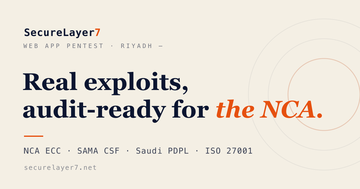 Web Application Penetration Testing Services in Saudi Arabia | SecureLayer7