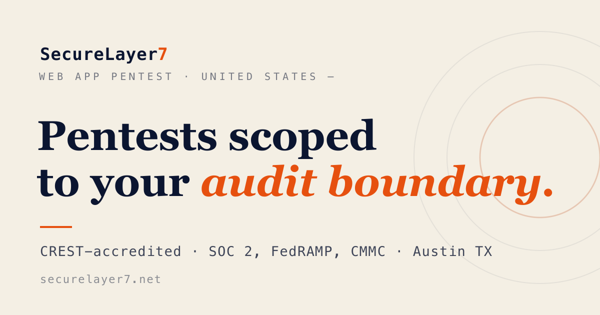 Web Application Penetration Testing | United States | SecureLayer7